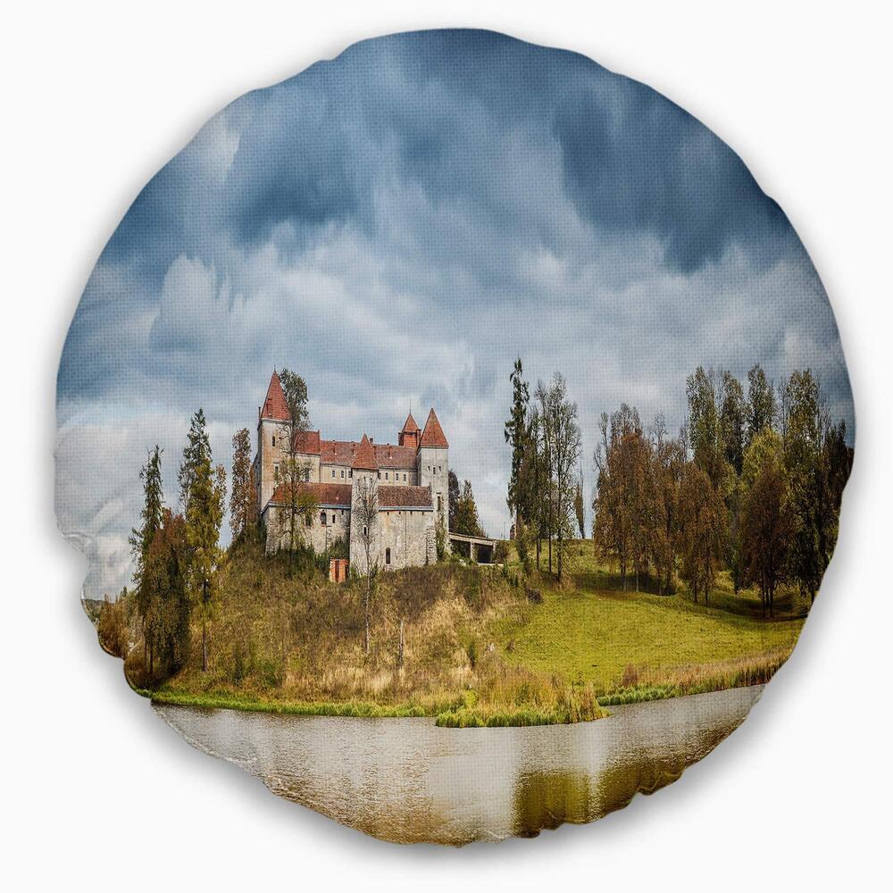 7386 Designart Castle by The Lake' Photography 16"